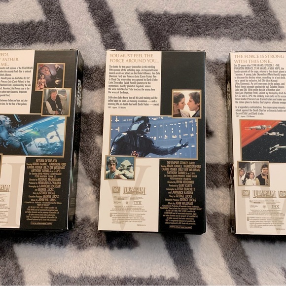 Vintage Classic 3 VHS Star Wars Trilogy Collection - Picture 5 of 7